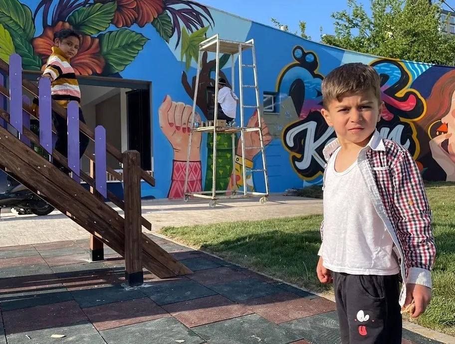 Özgür Kadın Parkı, çalışmadan bir detay
